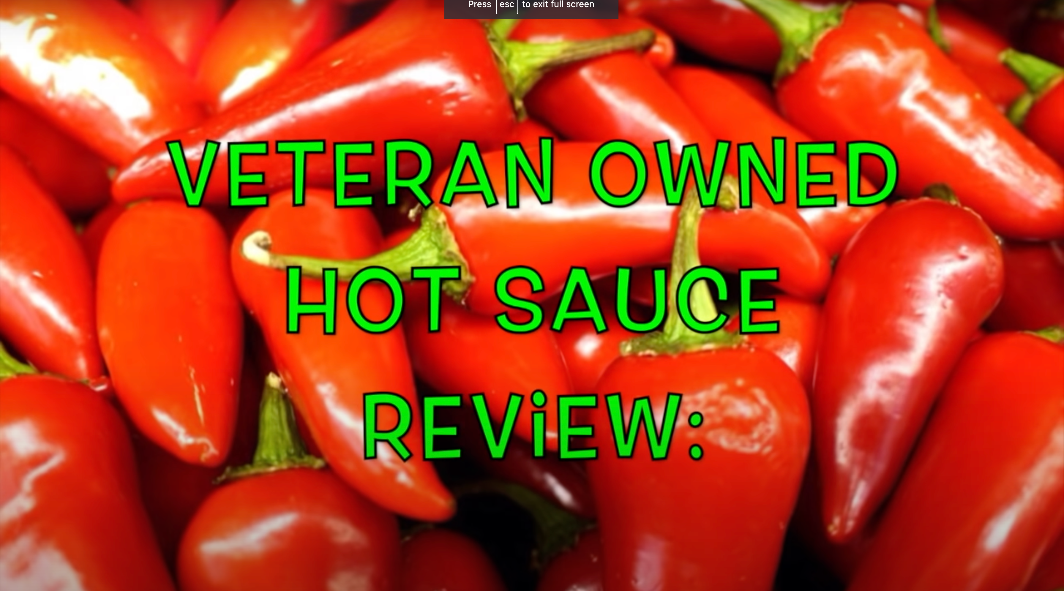 Veteran Owned Hot Sauce Review: Freedom Hot Sauce! -By Specops56